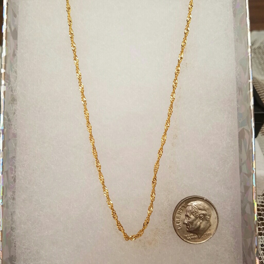 Womens 18K Stamped Gold Filled Chain 20"